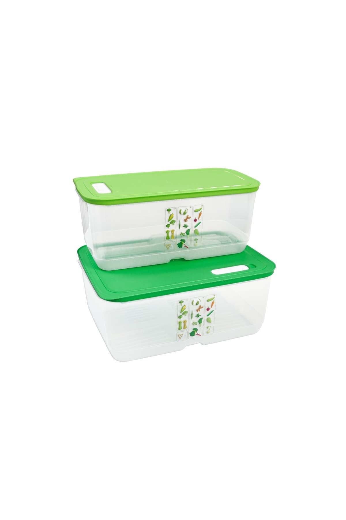 Yeşillik Saklama Kabı 9.7 Lt+6.1 Lt Set