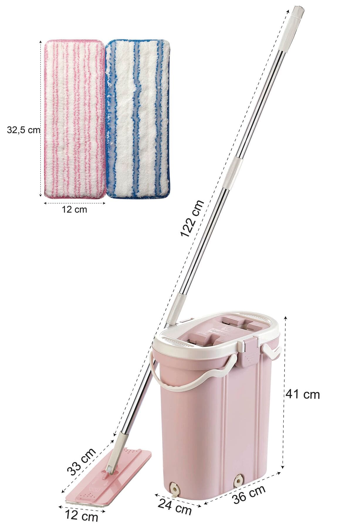 Vipset Premium Temizlik Seti + 2'li Yedek Bez