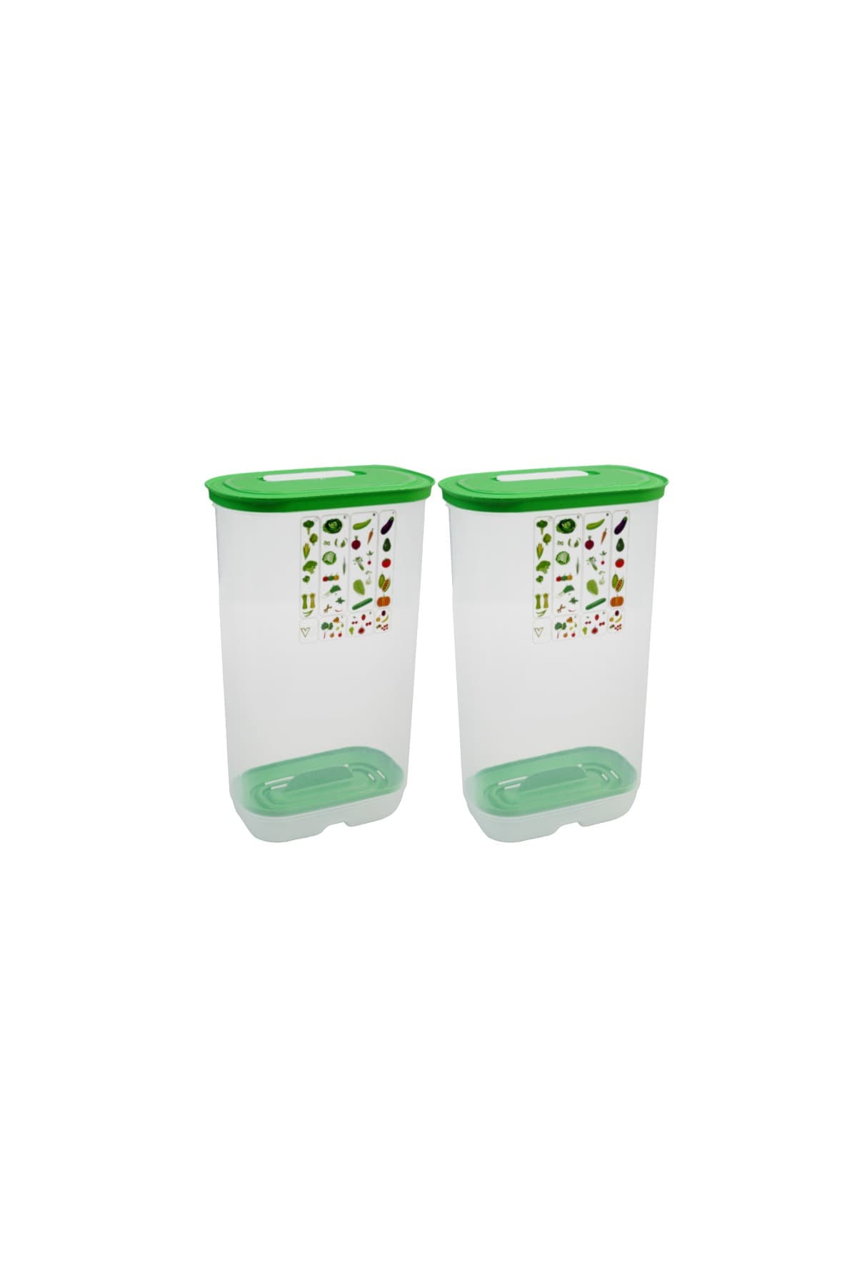 Yeşillik Saklama Kabı 2* 3,3 Lt Set