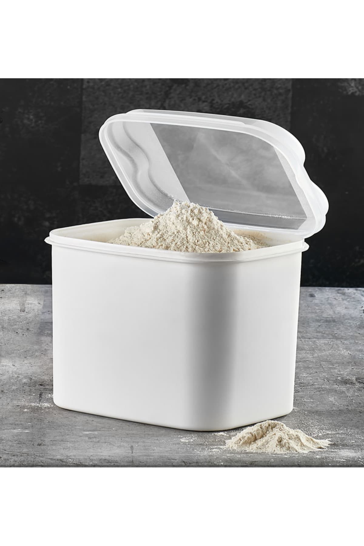 Masal Saklama Kabı Beyaz Renk 10 Litre