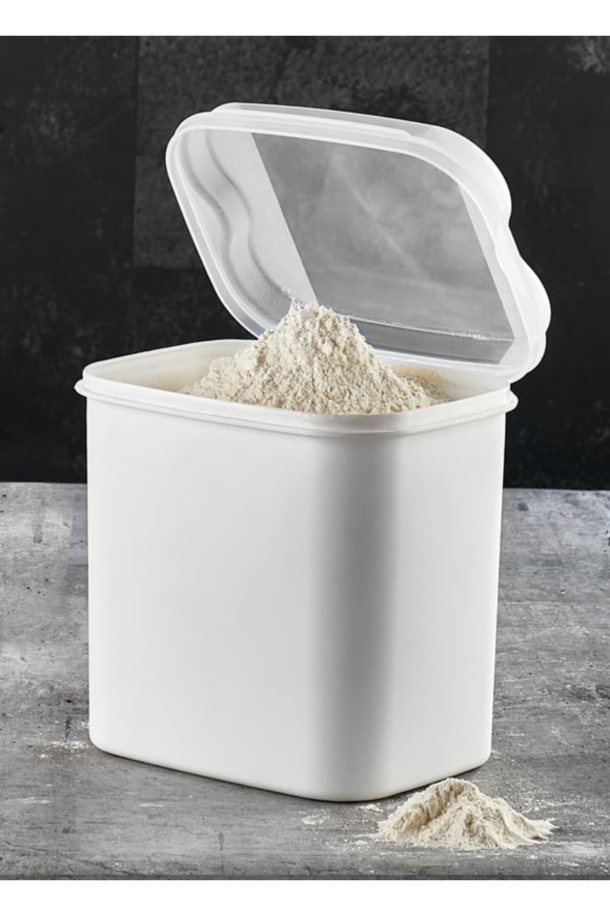 Masal Saklama Kabı Beyaz 4500 ml