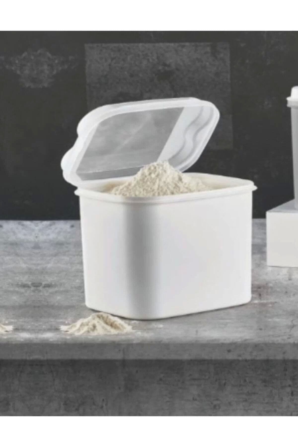 10 Litre Masal Un ve Saklama Kabı Beyaz Renk