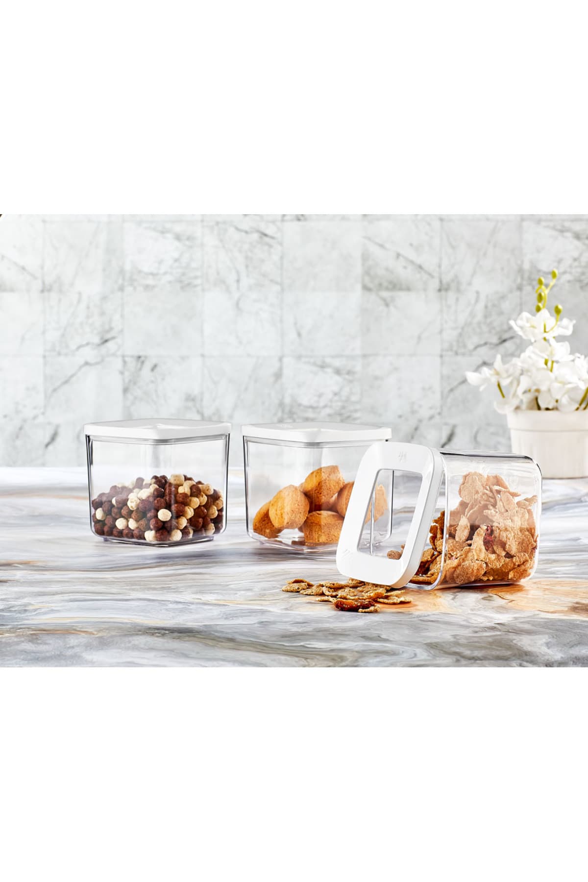 Kare Saklama Kabı 3*700 ml