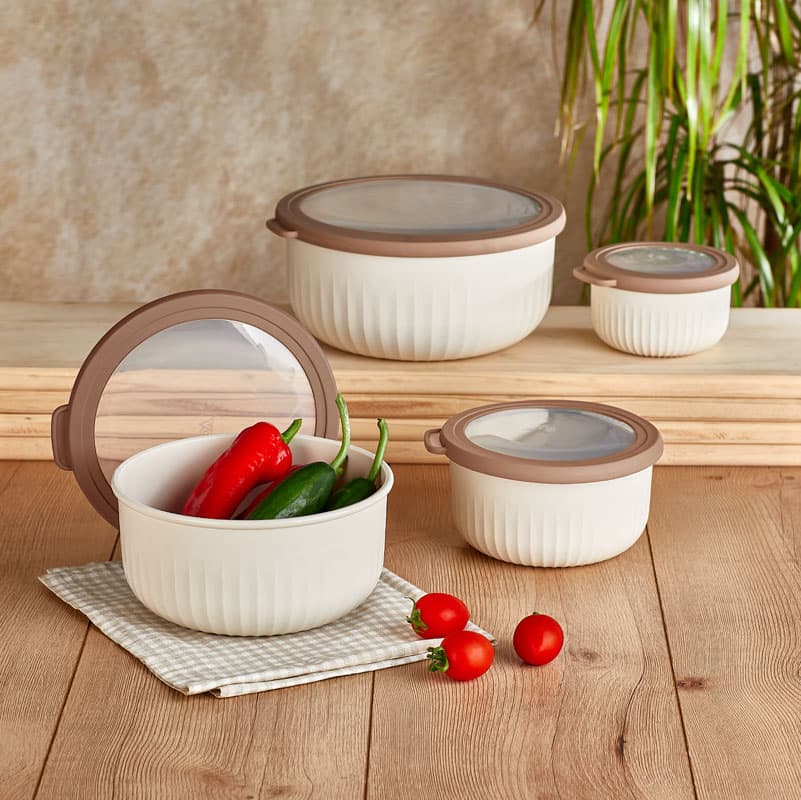 Vakumlu Saklama Kabı, Kumsal 4'lü (3 L + 2 L + 1 L + 0.5 L)